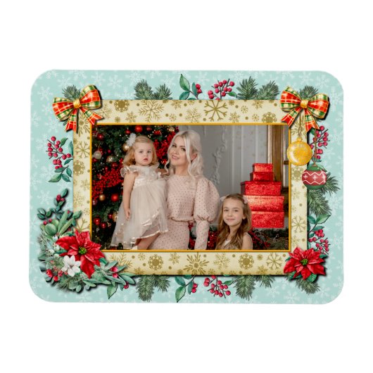 Frohe Weihnachten und glückliches Neues Jahr für L Magnet (Horizontal)