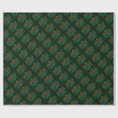 Frohe Weihnachten und glückliches Neues Jahr Geschenkpapier (Flach)