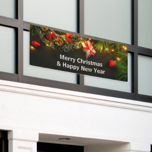 Frohe Weihnachten und glückliches neues Jahr im Fr Banner