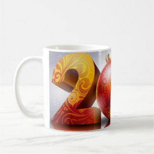 Frohe Weihnachten und glückliches Neues Jahr Kaffeetasse