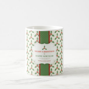 Frohe Weihnachten und glückliches Neues Jahr Kaffeetasse