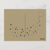 Frohe Weihnachten und glückliches neues Jahr Postkarte (Rückseite)