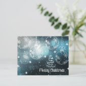 Frohe Weihnachten und glückliches Neues Jahr Postkarte (Stehend Vorderseite)