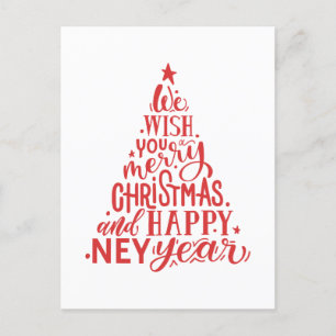 Frohe Weihnachten und glückliches Neues Jahr. Rote