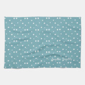 Frohe Weihnachten und glückliches Neues Jahr Rusti Geschirrtuch (Horizontal)