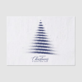 Frohe Weihnachten und glückliches Neues Jahr Seidenpapier