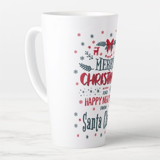 Frohe Weihnachten und glückliches neues Jahr vom W Milchtasse (Linke Ecke)