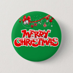 frohe Weihnachten und guten Rutsch ins Neue Jahr Button