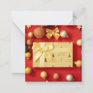 Frohe Weihnachten und guten Rutsch ins Neue Jahr Mitteilungskarte