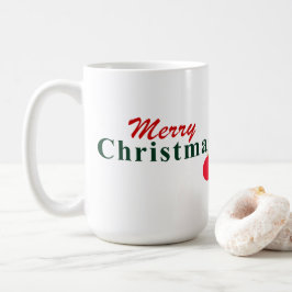 Frohe Weihnachten und hangende Ornamente Weihnacht Kaffeetasse
