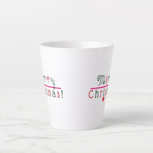 Frohe Weihnachten und Hanging Ornament Fun, farben Milchtasse (Vorderseite)