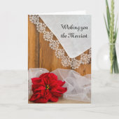 Frohe Weihnachten und Hochzeit Speichern Sie die D (Vorderseite)