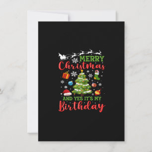 Frohe Weihnachten und ja, es ist mein Weihnachtsba Einladung