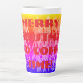 Frohe Weihnachten und Kaffeezeit! Milchtasse (Vorderseite)