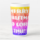 Frohe Weihnachten und Kaffeezeit! Milchtasse (Vorderseite)