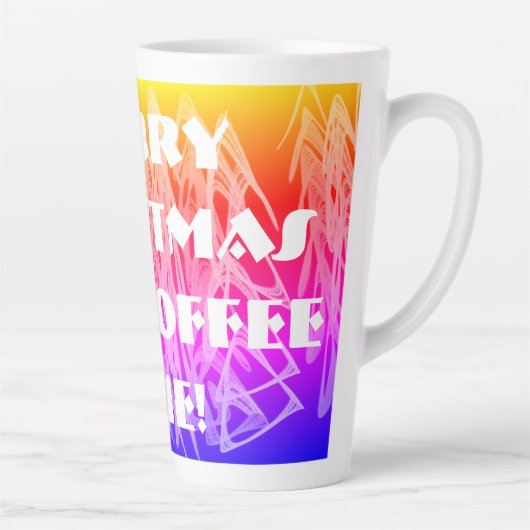 Frohe Weihnachten und Kaffeezeit! Milchtasse (Rechts)