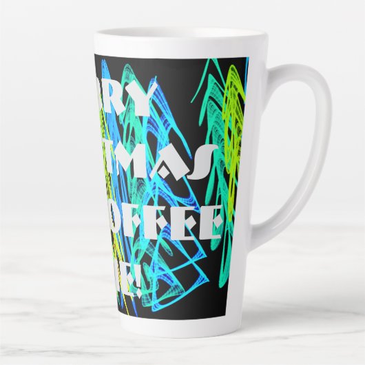 Frohe Weihnachten und Kaffeezeit! Milchtasse (Rechts)