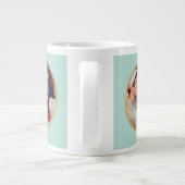 Frohe Weihnachten und Liebe Sie Oma | Zwei Fotos Jumbo-Tasse (Rückseite)