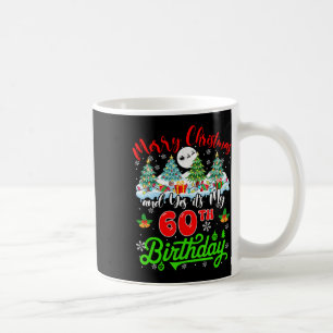 Frohe Weihnachten und meine 60. Geburtstag Weihnac Kaffeetasse