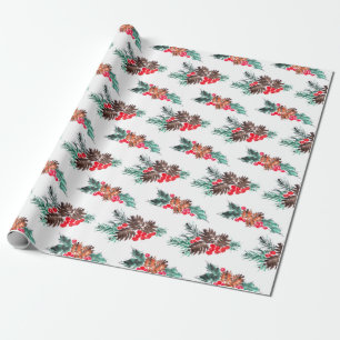 Frohe Weihnachten und Neues Jahr Muster Geschenkpapier