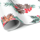 Frohe Weihnachten und Neues Jahr Muster Geschenkpapier (Rolleneckpunkt)