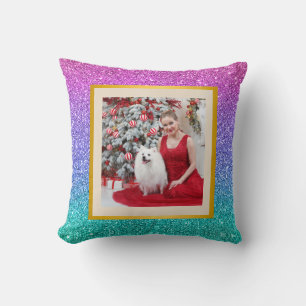 Frohe Weihnachten und Neujahr-Geschenk Hintergrund Kissen