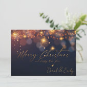 Frohe Weihnachten und Neujahr Script glücklichen U (Stehend Vorderseite)