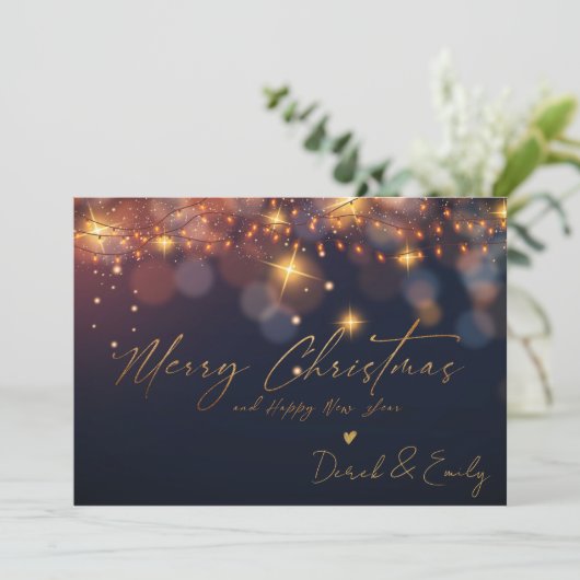 Frohe Weihnachten und Neujahr Script glücklichen U (Stehend Vorderseite)