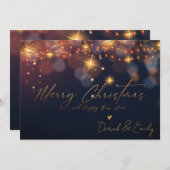 Frohe Weihnachten und Neujahr Script glücklichen U (Vorne/Hinten)