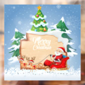 Frohe Weihnachten und Reindeer Fensteraufkleber (Blatt 2)