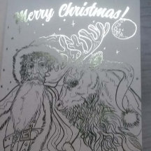 Frohe Weihnachten und Reindeer