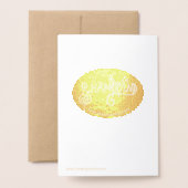 Frohe Weihnachten und Reindeer Folienkarte (Rückseite mit Umschlag)