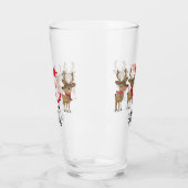 Frohe Weihnachten und Reindeer Glas (Links)