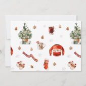 Frohe Weihnachten und Strumpf Foto (Rückseite)