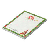 Frohe Weihnachten und viel Glück im neuen Jahr 202 Notizblock (Rotiert)