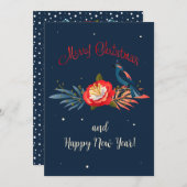 Frohe Weihnachten und viel Glück ins neue Jahr! Bl (Vorne/Hinten)