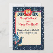 Frohe Weihnachten und viel Glück ins neue Jahr! Bl (Rückseite)