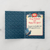 Frohe Weihnachten und viel Glück ins neue Jahr! Bl (Innen Abgelegt)