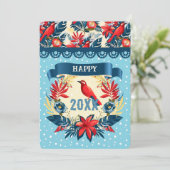 Frohe Weihnachten und viel Glück ins neue Jahr! Ro (Stehend Vorderseite)