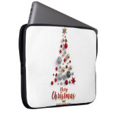 Frohe Weihnachten und Wintersaison Laptopschutzhülle (Vorne Rechts)