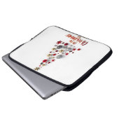Frohe Weihnachten und Wintersaison Laptopschutzhülle (Vorne Knopf)