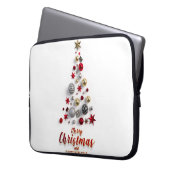Frohe Weihnachten und Wintersaison Laptopschutzhülle (Vorderseite Links)