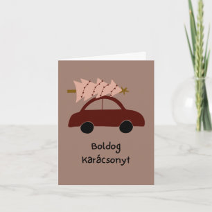Frohe Weihnachten Ungarische Weihnachten  Karte