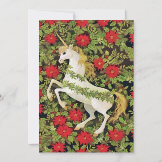 Frohe Weihnachten Unicorn (Vorderseite)