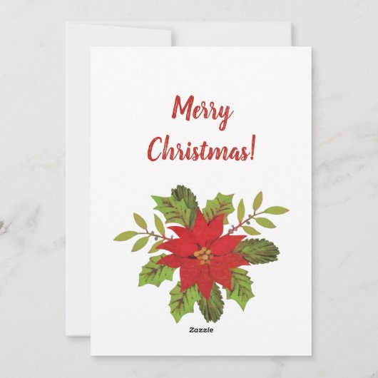 Frohe Weihnachten Unicorn (Rückseite)