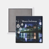 Frohe Weihnachten - Unijow, Lodz, Polen Magnet (Vorderseite/Rückseite)