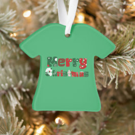 Frohe Weihnachten Unisex & Kinder Kleidung Ornament