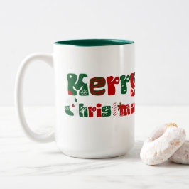 Frohe Weihnachten Unisex & Kinder Kleidung Zweifarbige Tasse