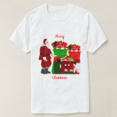 Frohe Weihnachten Unisex T - Shirt (Design vorne)