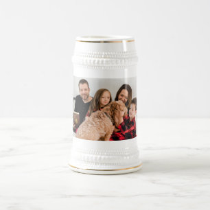 Frohe Weihnachten Unsere Familien-Tasse Bierglas